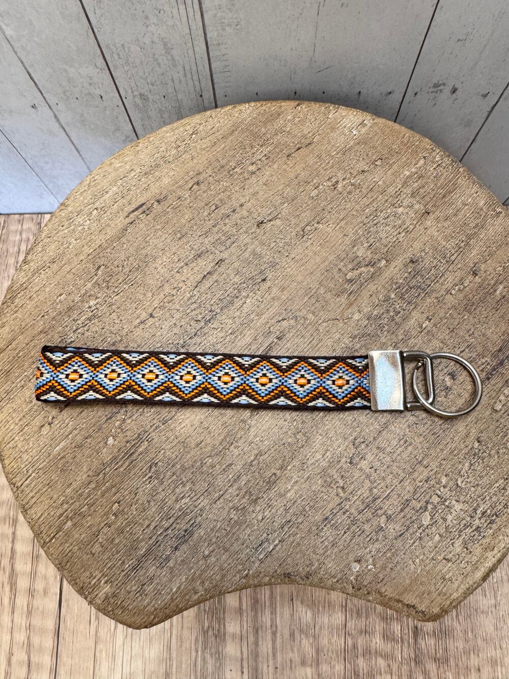 Southwest Pattern Wristlet Strap Phone Strap Keychain Keyholder